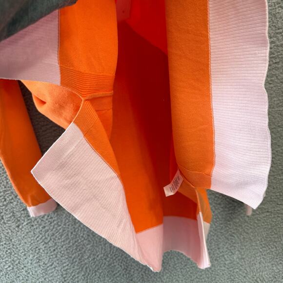 Talbots Cardigan Sweater Womens 2X Orange Button Long Sleeve Career Casual Basic - Picture 7 of 8